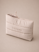 PUFFER TOILETRY BAG - BEIGE