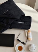 SET BOLSO Y NECESER PUFFER - NEGRO