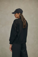 OVERSIZE SWEATSHIRT - BLACK