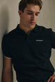 COTTON PIQUÉ POLO SHIRT - BLACK