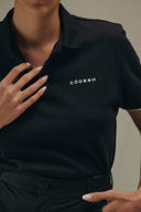 POLO DE PIQUÉ DE ALGODÓN - NEGRO