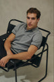 COTTON PIQUÉ POLO SHIRT - GREY