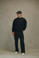 OVERSIZE SWEATSHIRT - BLACK