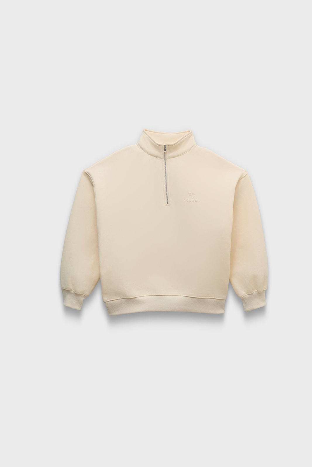 Oversized Quarter-zip sweater