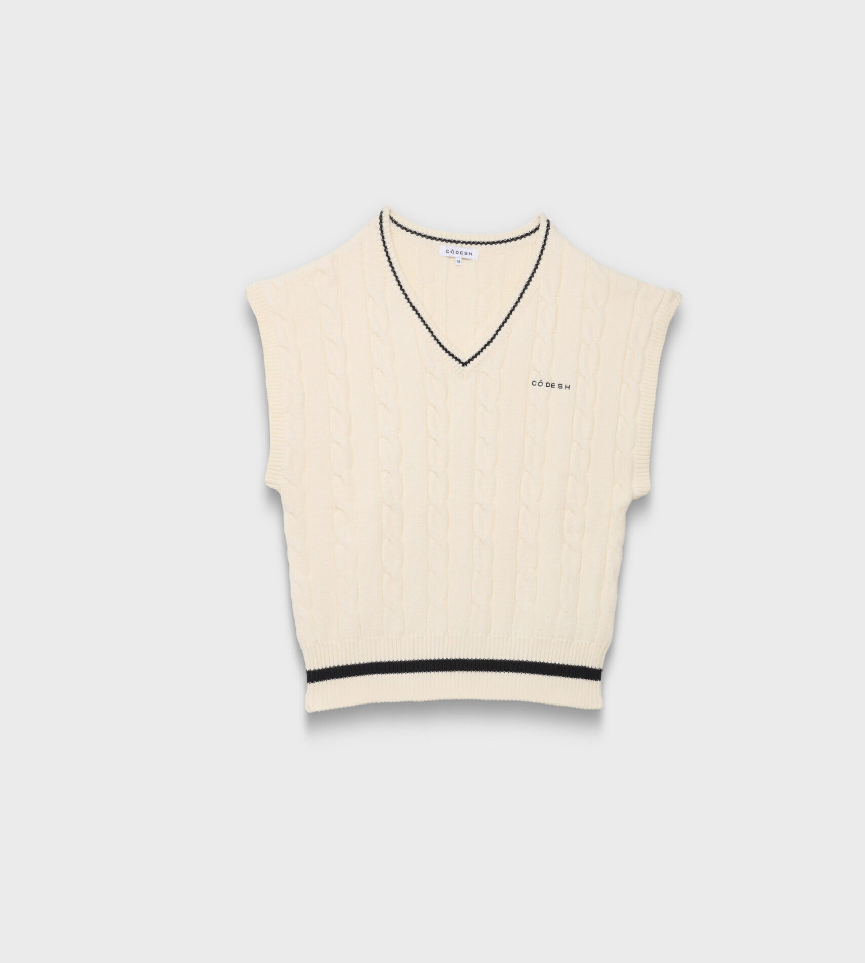 Cable-Knit Vest