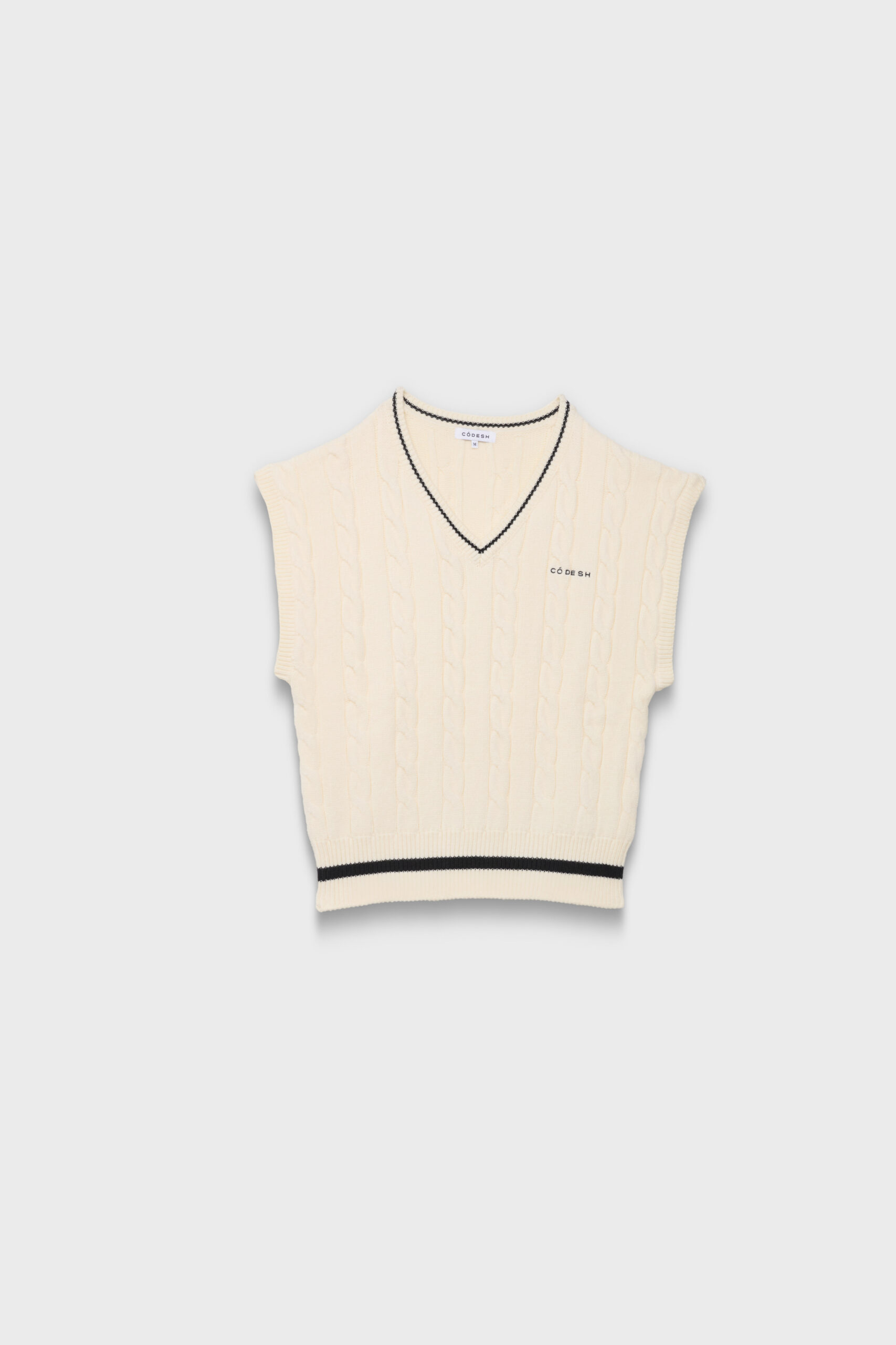 Cable-Knit Vest